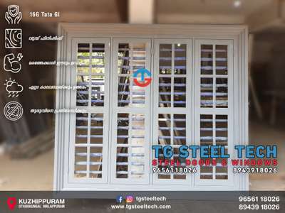 Huge Tata gi 4 door steel window
Tg steel tech steel doors and windows

HIGH QUALITY 16 GUAGE TATA GI 
WEATHER PROOF
FIRE RESISTANT 
TERMITE RESISTANT 
ANTI CORROSIVE TREATED
MAINTENANCE FREE
ALL KERALA DELIVERY 
CUSTOM SIZES AVAILABLE

TG STEEL TECH 
STEEL DOORS
 AND WINDOWS 
KOTTAKAL, MALAPPURAM 
9656118026
8943918026

 #TATA_STEEL  #TATA #tatasteel #TATA_16_GAUGE_SHEET #FrenchWindows #WindowsDesigns #windows #windowdesign #tgsteeltechwindows #metal #furniture #SteelWindows #steelwindowsanddoors #steelwindow #Steeldoor #steeldoors #steeldoorsANDwindows #tgsteeltech
#AllKeralaDeliveryAvailible #trusted #architecture #steelventilation #ventilation #home #homedecor #industry #allkeraladelivery #interior #cheap #cement #iron #tatagalvano #16guage #120gsm #doors #woodendoors #wood #india #kerala #kannur #malappuram #kasarkod #wayanad #calicut #kochi #eranankulam #thiruvananthapuram #bedroom #kitchen #outdoor #living #staicase #roof #plan #bathroom #kollam #dining #kottayam #trissur #alapp