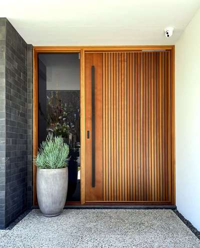 wooden main door