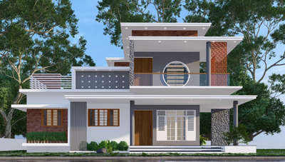 Residence Design for Mr.Vishnu
 #residenceproject 
#ContemporaryHouse 
#ContemporaryDesigns 
#modernelevation 
#moderndesgin 
#exteriordesigns