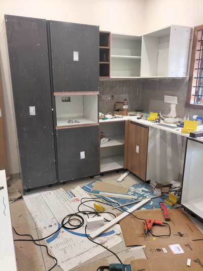 work progress  #modular kitchen  #SHAPE Interiors