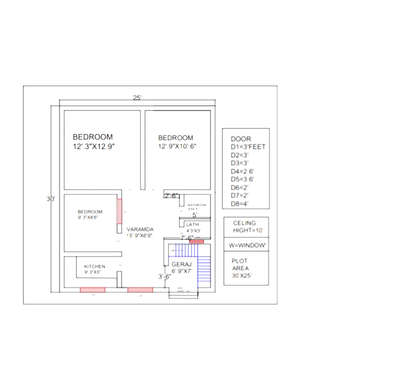 #30x25 small house plan