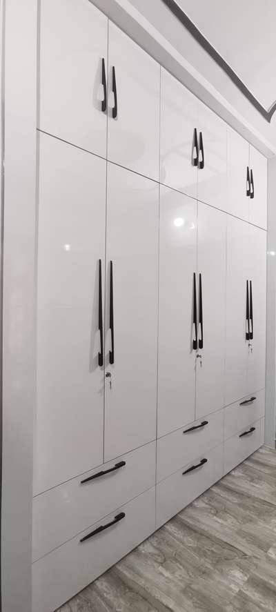 #2DoorWardrobe  #acpwork  #acpkitchen  #HomeDecor  #homeinteriordesign  #acp_sheet  #white