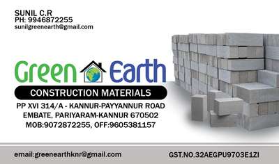 Green Earth Construction Materials,AAC block Distribution in kerala