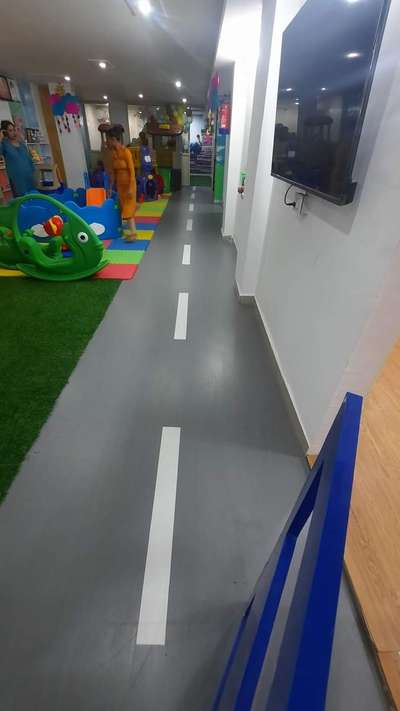 Wallpaper, LVT Flooring, Foam sticker, Artificial grass, Carpet , kids school flooring work done in MY PUTHIL (pre school) Indrapuram, Ghaziabad. 
For any query or work WhatsApp 092681 10977