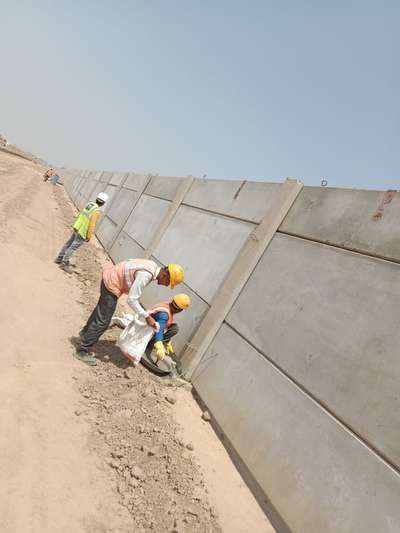 Boundary Wall Work Progresss....