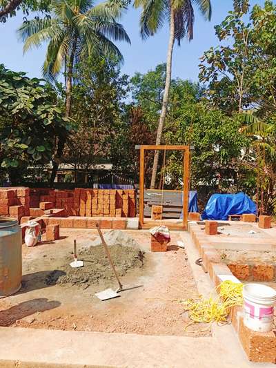 #today  work started #civilcontractors  #CivilEngineer  #Brickwork  #HouseDesigns  #teekwood  #sand