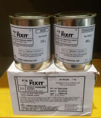 Dr. Fixit epoxy bonding agent

Two part solvent free epoxy based bonding agent




#bonding  #concrete  #constructionsite  #keralaarchitects  #drfixit  #Fosroc  #bostik  #sika  #KeralaStyleHouse  #bondingagent