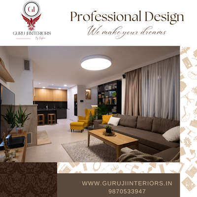 ✨ Transform Your Space with Guru Ji Interiors ✨

Looking to create a space that speaks to your soul? At Guru Ji Interiors, we bring your dream spaces to life with expert craftsmanship, attention to detail, and timeless designs. Whether it's your home, office, or any space in between, we’re here to help you make it truly yours. 🏡✨

📐 Custom Designs
💡 Modern & Traditional Styles
🌿 Sustainable & Elegant

Let us turn your vision into reality. Reach out today for your personalized design consultation!

#GuruJiInteriors #InteriorDesign #HomeDecor #SpaceTransformation #ModernLiving #CustomDesigns #LuxuryInteriors #HomeInspiration #InteriorGoals #DesignWithPurpose #SustainableLiving #EleganceInEveryRoom #dreamspaces