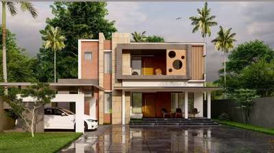 #2400#sqft#malappuram#contemporary#Hibzz architect#