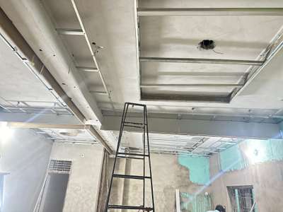 Gypsum false ceiling work