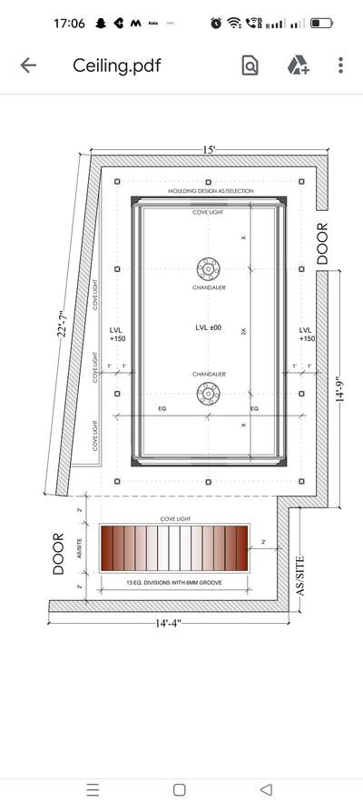 attractive #false celing#drawing#room#