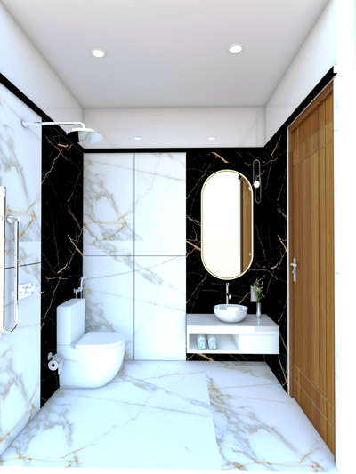 Simple washroom design .