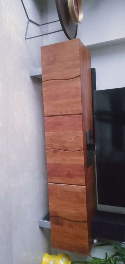 TV cabinet teak wood smooth finish