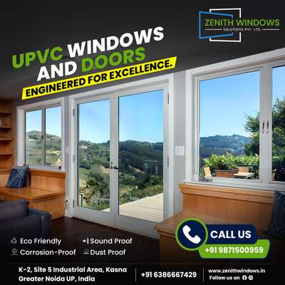 Upgrade your home with modern UPVC doors and windows!! #upvcwindow #upvcslidingwindow #upvcfabrication #upvcdoos #upvccasementwindow