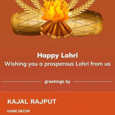 Happy lohri to all of you... 
#architecturedesigns #koloapp #InteriorDesigner #festivalarrives