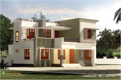 Client:Jeevan &Family,
@Chavakkad, Trissur,
Area:  1800 sqft.