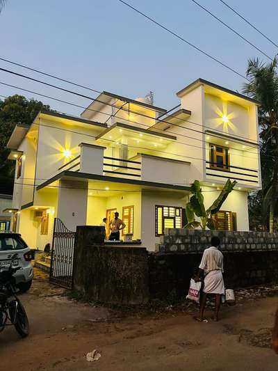 Exterior paint  ivery colour  lighting effect