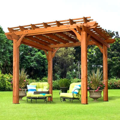 #woodenpergola #thermopine #puredesignhomes #naturefriendlydesign