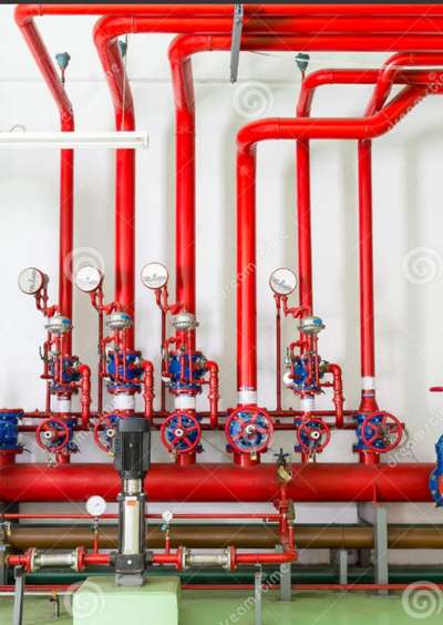 Water sprinkler and fire alarm fighting system...