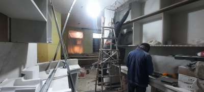 work is going on at janakpuri delhi #KitchenRenovation