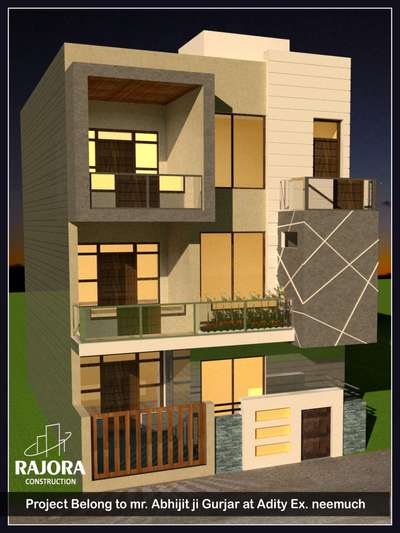 G+ 2 Residential Project in Neemuch M.P. 
#architecturedesigns #CivilEngineer #civilcontractors #Architectural&nterior