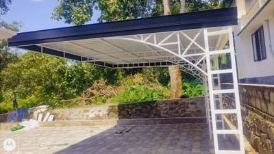 modern car porch
