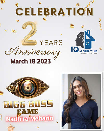 Two years of architectural excellence and innovation! 🎉 Celebrating a journey filled with vision, dedication, and countless milestones. Here's to many more years of shaping the future!😊