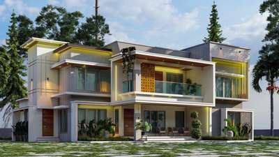 From sketches to structures... 🏠
Client : Abdul Latheef
Location : Beypore, calicut
Area : 2952 sqft
Ground floor : sitout, living room,
 2 bed room with attached toilet, dinning,prayer room, kitchen,
  work area, back sitout
First floor : 2 bed room with attached toilet, living room, balcony, laundry area
Thank you for choosing as... ❤️