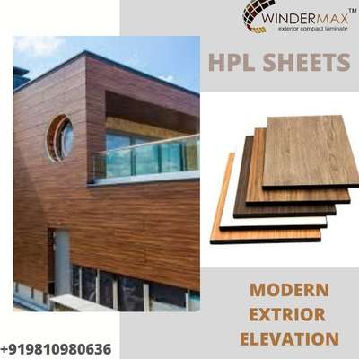 Winder Max India Presenting you exterior elevation product HPL Sheet (High Pressure Laminate)
.
.
High Pressure Laminate
at just 190 per sqft
. 
. 
Stay connected for more information
. 
. 
www.windermaxindia.com
info@windermaxindia.com
Or call us on 9810980278, 9810980397
#hpl #interiordesign #homedecor #interior #bandung #furniture #kitchen #interiordesigner #architect #wallpaper #kitchendesign #sofa #furnituredesign  #designinterior  #furnituremurah #landscapearchitecture #modernhomes #dise #outdoorfurniture #modernhome #luxuryrealestate #outdoors