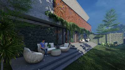 3500 SqFt Hous. Ongoing work @ Chavakkad.