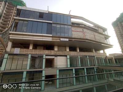 caten wall glazing work + Acp Sheet