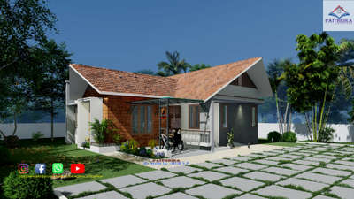 #2BHKHouse #1000SqftHouse #ContemporaryHouse #keralahomeplans  #budgethomeplan