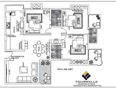 #FloorPlans 
#apartmentdesign 
#kochi