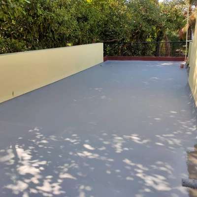 open terrace fibreglass coat waterproofing Wayanad calpata