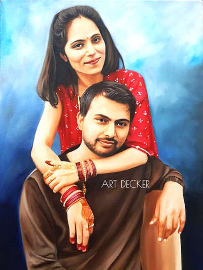ART DECKER
8700792386

18*24 couple Portrait
medium : oil on canvas
time : 7 days
 shipped to Delhi

Decorate your livingroom ,bedroom and drawing room with colourful memories.

Contact us for handmade artworks
 #oilpainting #portraitpainting #AcrylicPainting #WallDecors #canvaspainting