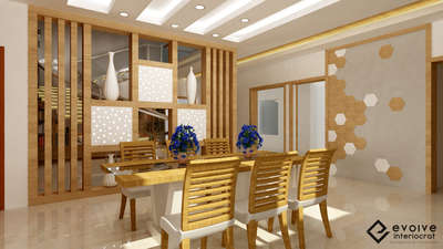 Every element has been thoughtfully selected to enhance your enjoyment, promising both comfort and refinement. Experience the allure of fine dining in a setting designed to inspire🌈🌟

The centerpiece of the room is a beautifully crafted partition, adding an element of privacy without sacrificing openness. From the elegant lighting fixtures to the carefully selected furniture pieces, every aspect exudes elegance💗🪄


📞To know more dial: 8075150585

#InteriorDesign
#DiningRoom
#HomeDecor
#LuxuryLiving
#ModernDesign
#InteriorInspiration
#HomeInteriors
#DecorInspiration
#DesignIdeas
#HomeStyling
#Interiors
#InteriorDecorating
#ElegantSpaces
#ContemporaryDesign
#InteriorArchitecture
#HomeRenovation
#InteriorStyling
#DecorGoals
#HomeDesign
#DreamHome