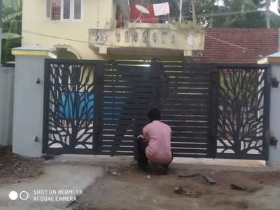 modern boundary wall & gate works