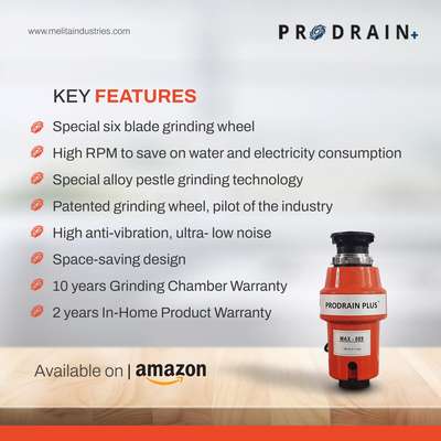 Prodrain plus special features

 #foodwaste  #wasteManagement  #prodrainplus