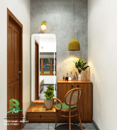 A cozy nook that reflects warmth and thoughtful design.

Client: Arun AJ | View: FF Bedroom 1 – Dressing Area