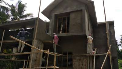 plastering stage at Koppam site🏡