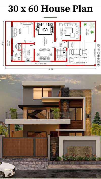 layout with 3d front elevation 3 times changes as per ur choice #InteriorDesigner  #KitchenInterior  #Architectural&Interior  #nakshabaanwao  #nakshadesign  #ClosedKitchen  #ModularKitchen