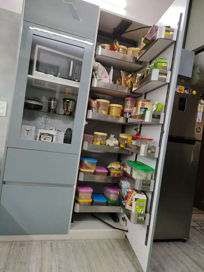 Modular kitchen Acrylic Pantry