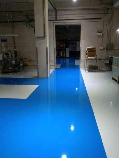 Epoxy flooring industrial area Epoxy flooring German coating work pu flooring waterproofing Govin work all India sarvesh contact 9560760968
