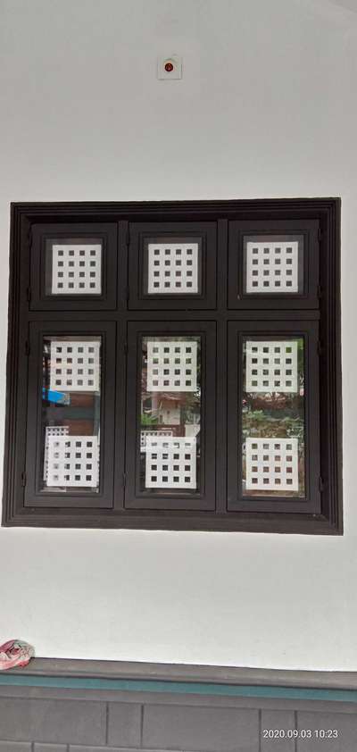 steel windows, lacer cutting grill