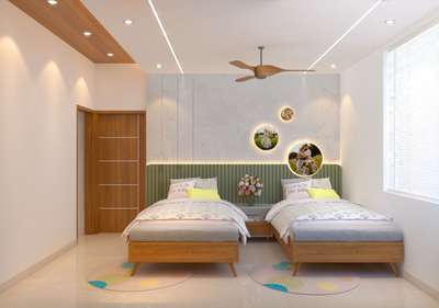 1 Bedroom set 3 views. 3d 👉Rs:1500 only.
 #kidroominteriors
 #KidsRoom 
 #BedroomDesigns
