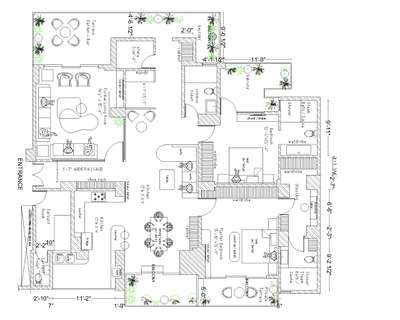 House plan 2D 
8 rupees per square feet 
please contact me 9399526138 #HouseDesigns #SmallHouse #houseplan #ElevationHome #autocad