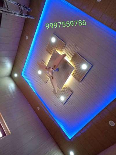 how to make👌 pvc false ceiling with woll paneling💯💕 design full house🏠 decorated🎀