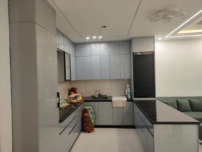#ModularKitchen 
 #waddrobe  #tvunits #allinterior 
Contact for interior work. 8789212765