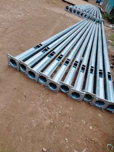 Galvanized Street light Poles