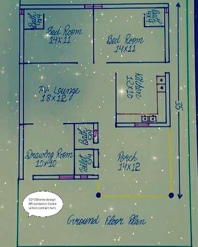 32*35home design BR contactor construction building  #HouseDesigns  #HomeAutomation  #